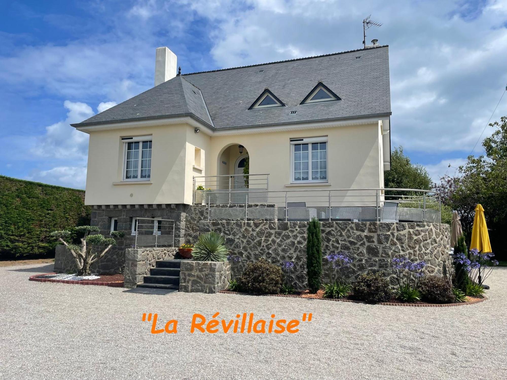 "La Revillaise" Proche Mer, Grand Jardin Clos, 2 A 5 Personnes-Adultes-Enfants- Réville Esterno foto